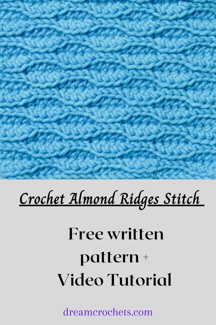 Learn to crochet the Almond ridges stitch with this simple step by step tutorial + written pattern. Also known as the amond stitch, this stitch pattern gives a beautiful textured look that is dense and warm. The stitch pattern can be used to make alot of projects from blankets, afghans, crochet beanies and so much more.

Hope you enjoy! Easy Accessories, Crochet Tulip, Crochet Beanies, Afghans Crochet, Crochet Stitches For Blankets, Crochet Stitches Free, Basic Crochet, Easy Stitch, Crochet Patterns Free Blanket