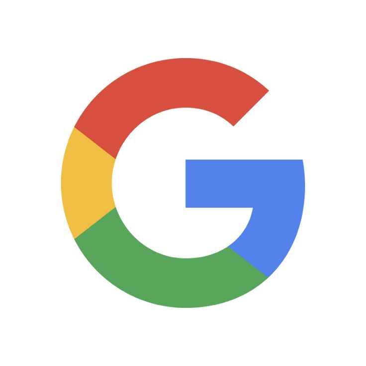 the logo for google is shown in red, yellow and green colors on a white background