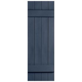 an image of a blue door with horizontal slats on the top and bottom panel