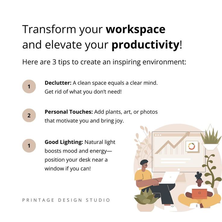 Your workspace can truly make or break your productivity! 🏢✨ A well-organized environment fosters creativity and focus, so let’s dive into some essential tips to create an inspiring space. First, declutter! A clean and tidy workspace helps clear your mind and allows you to concentrate better on your tasks. Say goodbye to unnecessary distractions! Next, add personal touches. Surrounding yourself with plants, art, or photos that motivate you can lift your spirits and keep you inspired through... Tidy Workspace, Workspace Organization, Plants Art, Clean Space, Mood Boost, Clear Mind, Clear Your Mind, Inspiring Spaces, Organization Tips