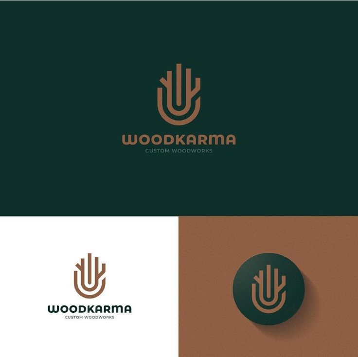 the logo for wood karama