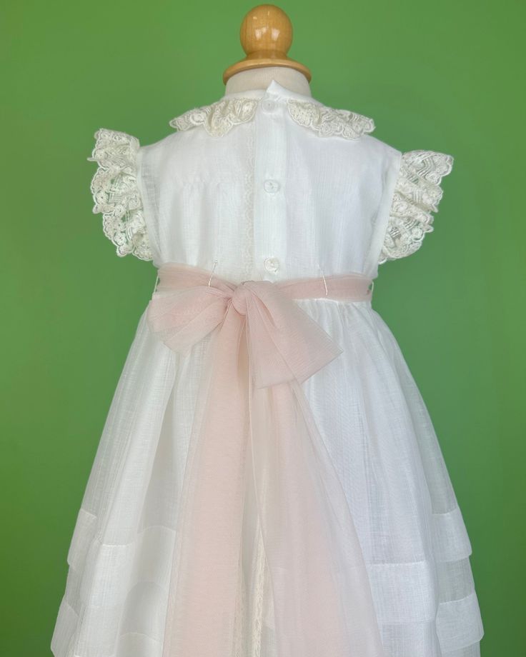 Made in Spain Dry Clean 50% Cotton, 50% Polyester Final sale, no exchanges nor returns are available Communion Headpiece, Boys First Communion, Spanish Fashion, Christening Gown, First Communion Dresses, Baptism Dress, Baby Bonnets, Communion Dresses, Christening Gowns