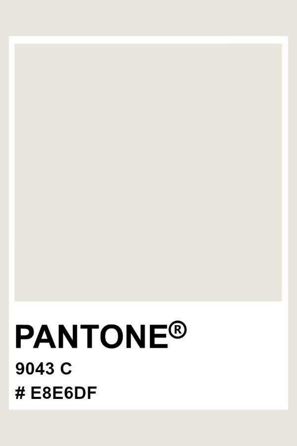 pantone's white paint is shown with the words, e86df