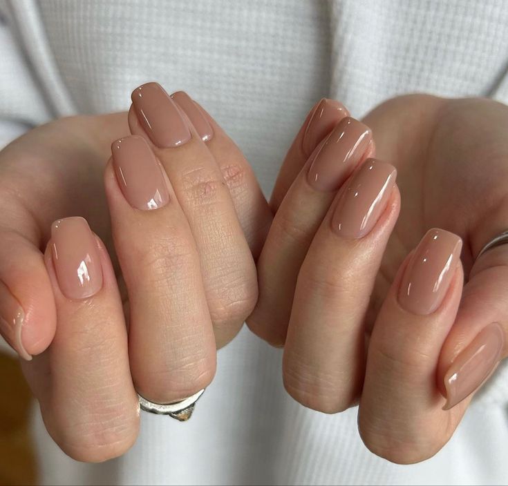 Manicured Nails, Hello Nails, Subtle Nails, Beige Nails, Simple Gel Nails, Casual Nails, Pretty Gel Nails, Soft Nails, Neutral Nails