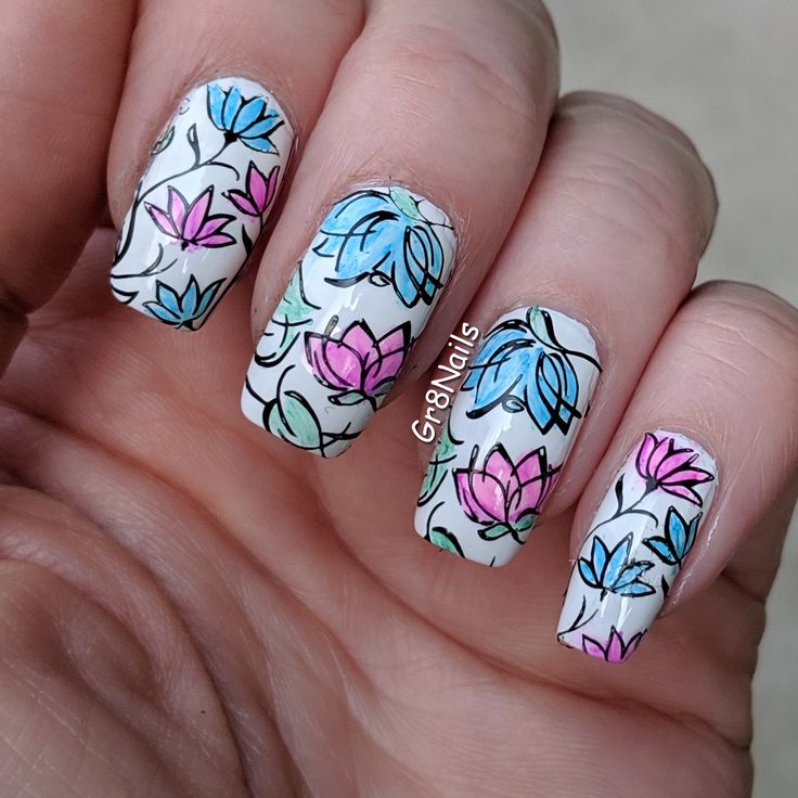 Sharpie Nail Art, Sharpie Nails, Sharpie Designs, Funky Fingers, Nail Art Techniques, Sharpie Markers, Sinful Colors, Nail Tattoo, Nail Art Ideas