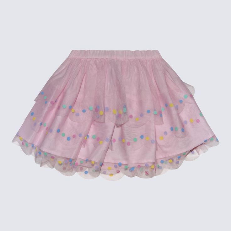 Pink mini skirt from Stella McCarteney featuring elasticizated waist, mini length and flared shape.Composition: _, 100% Polyester Shape Composition, Pink Mini Skirt, Vegan Clothing, Kenzo Kids, Saint Laurent Shoes, Stella Mccartney Kids, Pink Mini, British Design, Chic Woman