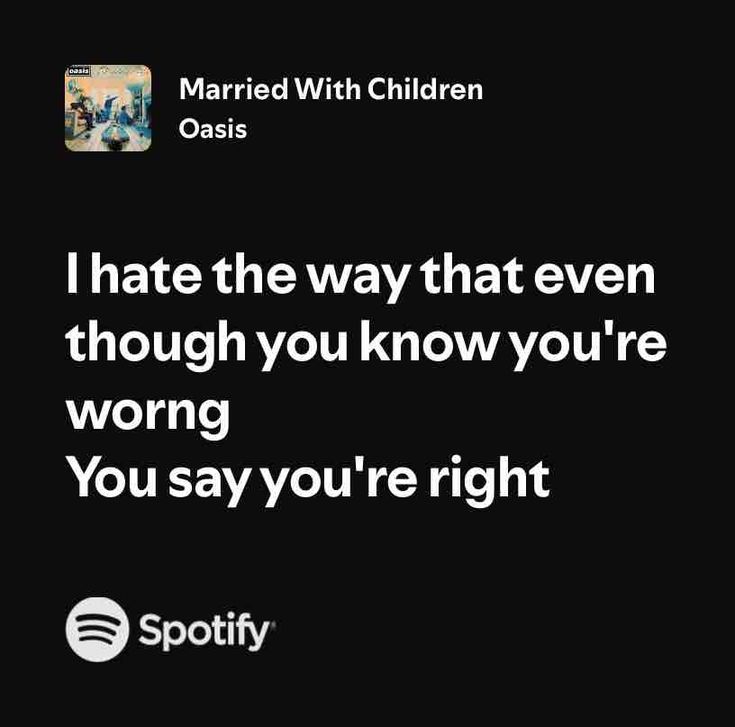 Married With Children Married With Children Oasis, Songs About Family Problems, Songs About Family, Married With Children, Family Problems, About Family, Spotify Song, Oasis, Songs