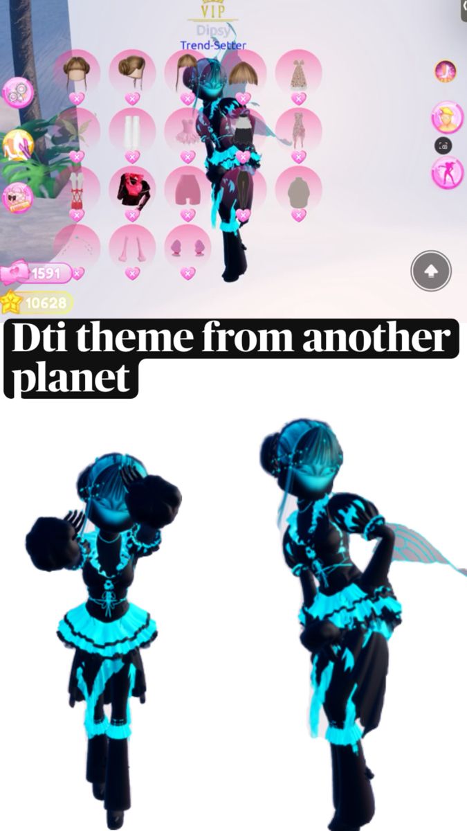 Di From Another Planet Outfit, Dress To Impress From Another Planet, Top Model Dress, Gacha Hacks, Planet Dresses, Rh Fits, Dti Hacks, Another Planet, Dti Ideas