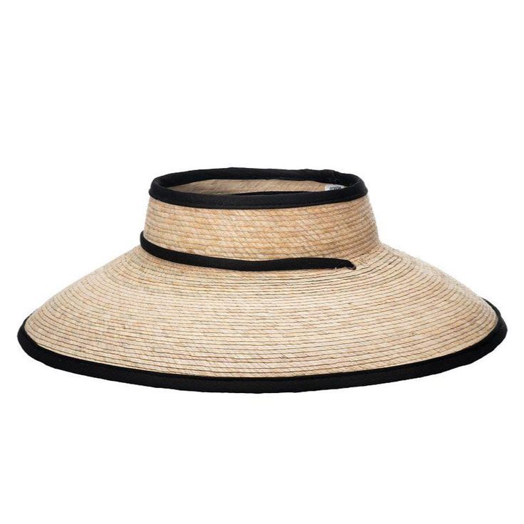 Makai - Lava Open Top Raffia Visor - Style