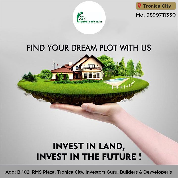 a person holding an island in their hand with the words invest in the future on it