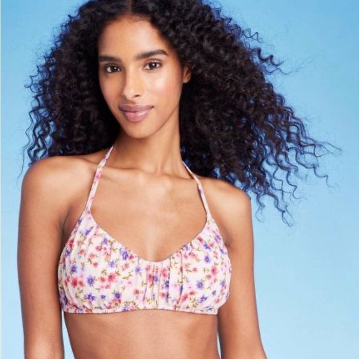 Nwt Shade & Shore Women’s Bikini Tops -Cream Floral Print -Ruched -Bralette -Sling Lift Many More Nwt Swimsuit/Bikini Options Available In Our Closet, Mix/Match Bundle And Save! Https://Www.Target.Com/P/Women-S-Ruched-Bralette-Sling-Lift-Bikini-Top-Shade-Shore/-/A-87196327?Preselect=87183093#Lnk=Sametab Pink Bra Friendly Halter Top For Poolside, Pink Bra-friendly Halter Top For Poolside, Spring Pool Halter Top, Bra Friendly, Pink Bra-friendly Halter Top For Vacation, Bra-friendly Halter Top For Pool In Spring, Feminine Spring Halter Top For Beach, Spring Pool-friendly Halter Top, Pink Halter Top For Pool And Spring Season, Beachy Bra-friendly Halter Top