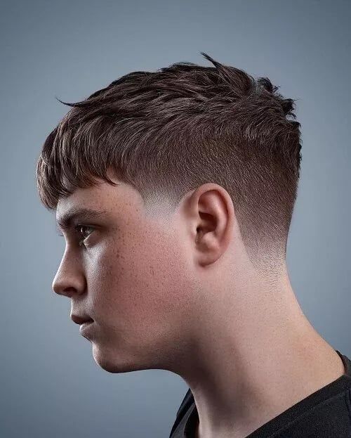 Crew Cut Haircut, Taper Fade Short Hair, Mid Fade Haircut, Best Fade Haircuts, Barbers Cut, Crop Haircut, Men Haircut Curly Hair, Taper Fade Haircut, Faded Hair