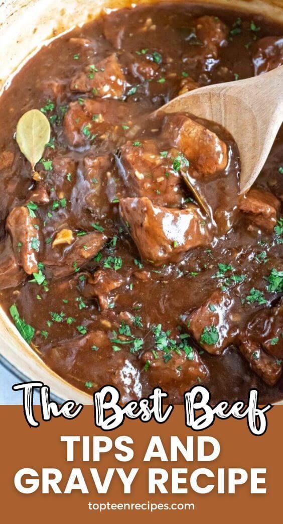 the best beef tips and gravy recipe