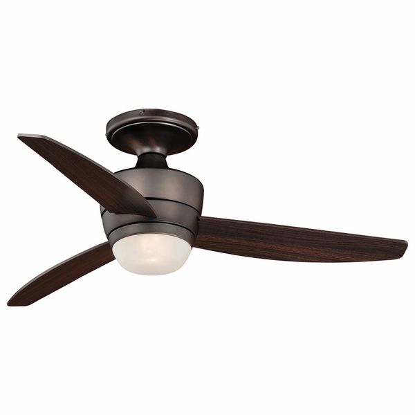 a ceiling fan with a light on it