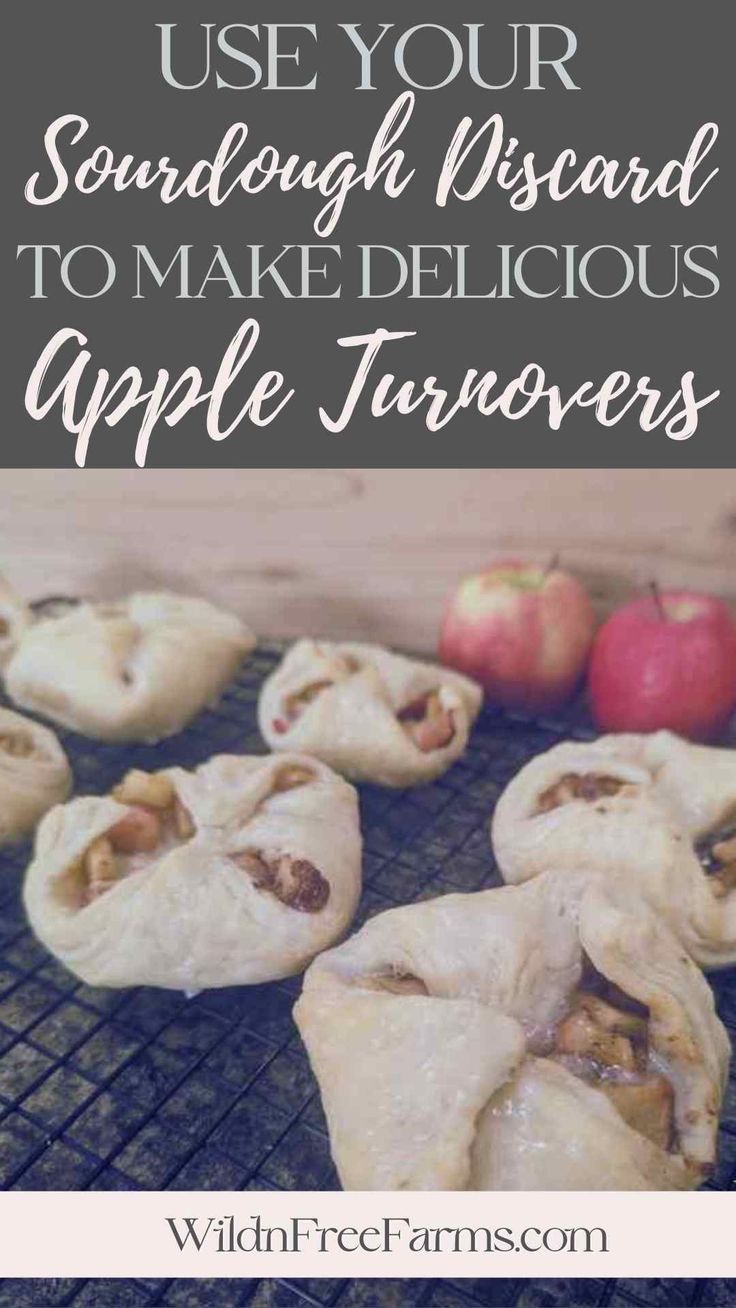 sourdough apple turnovers Sourdough Discard Apple, Apple Turnovers Recipe, Sourdough Dessert, Sourdough Apple, Apple Turnover Recipe, Recipe Using Sourdough Starter, Sourdough Starter Discard Recipe, Apple Turnovers, Homemade Sourdough Bread