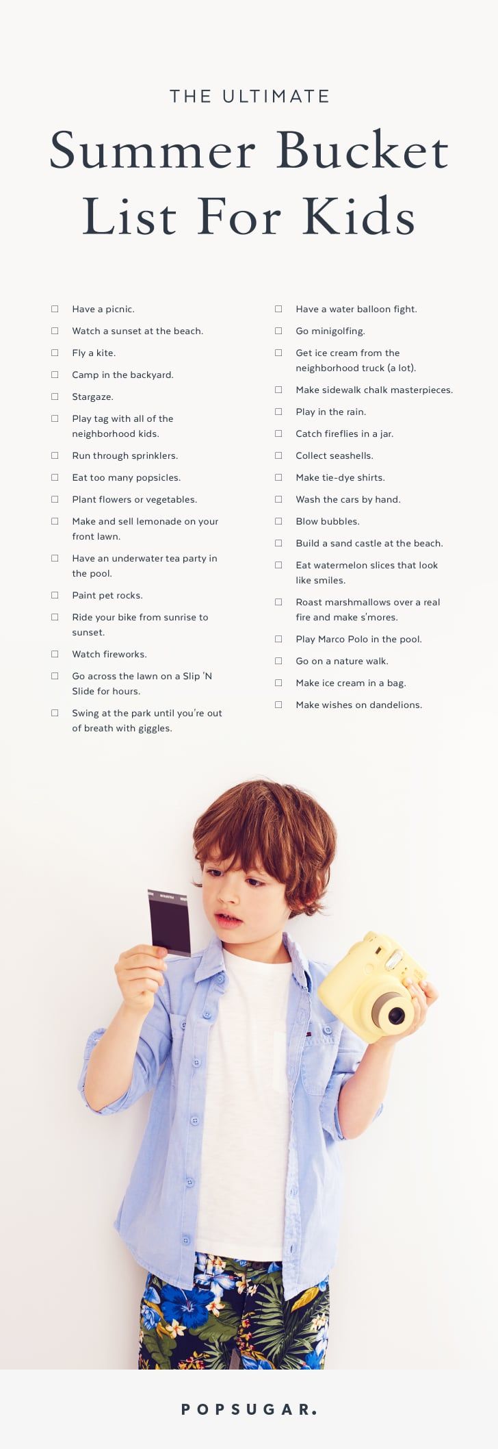 the ultimate summer bucket list for kids