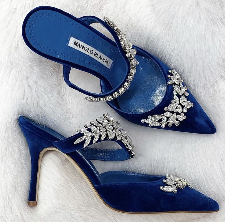 Manolo Blahnik Lurum, Manolo Blahnik Wedding Shoes, Manolo Blahnik Heels, Wedding Pumps, Velvet Shoes, Manolo Blahnik Shoes, Dress Shoes Womens, Fabulous Shoes, Slipper Sandals