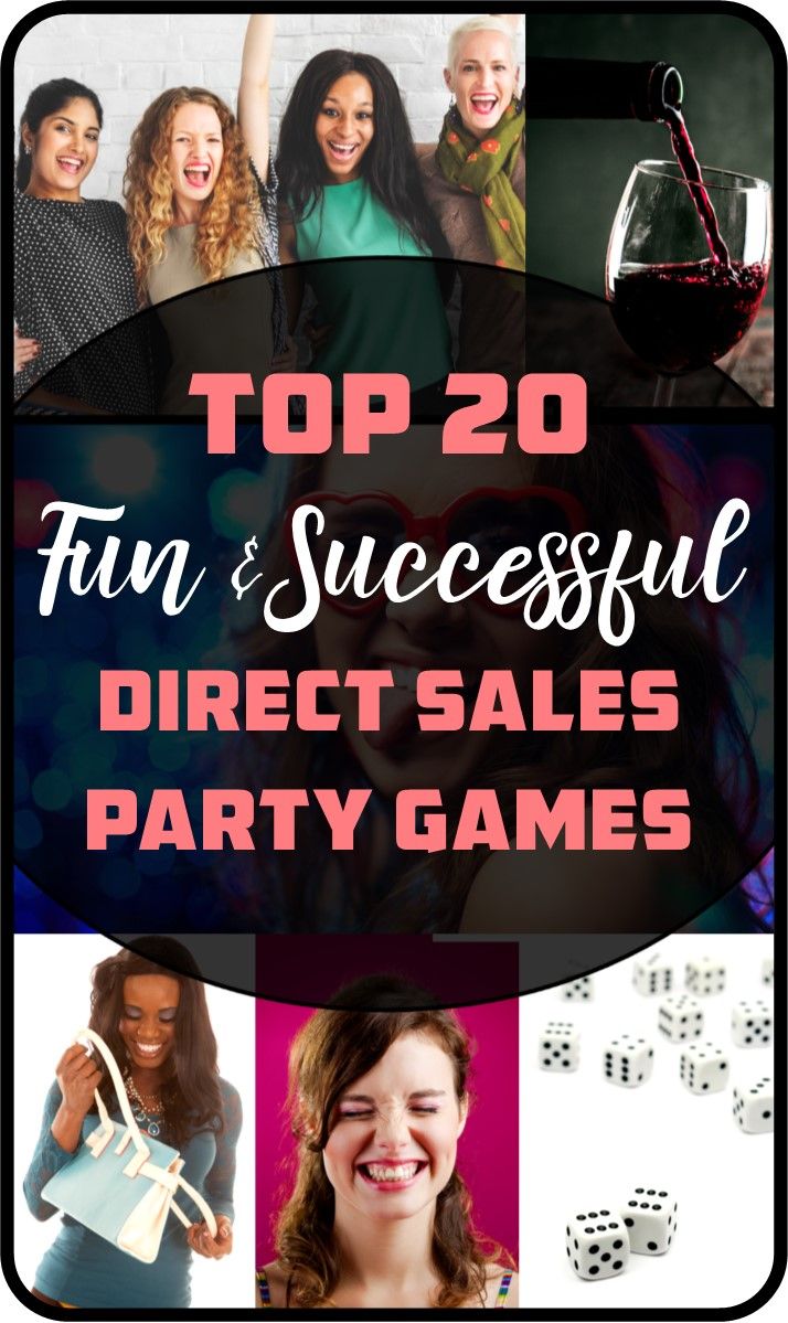 the top 20 fun and successful direct sales party games for women in their 20s's