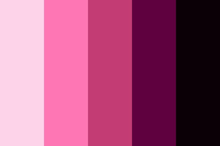 the color purple is very dark and pink