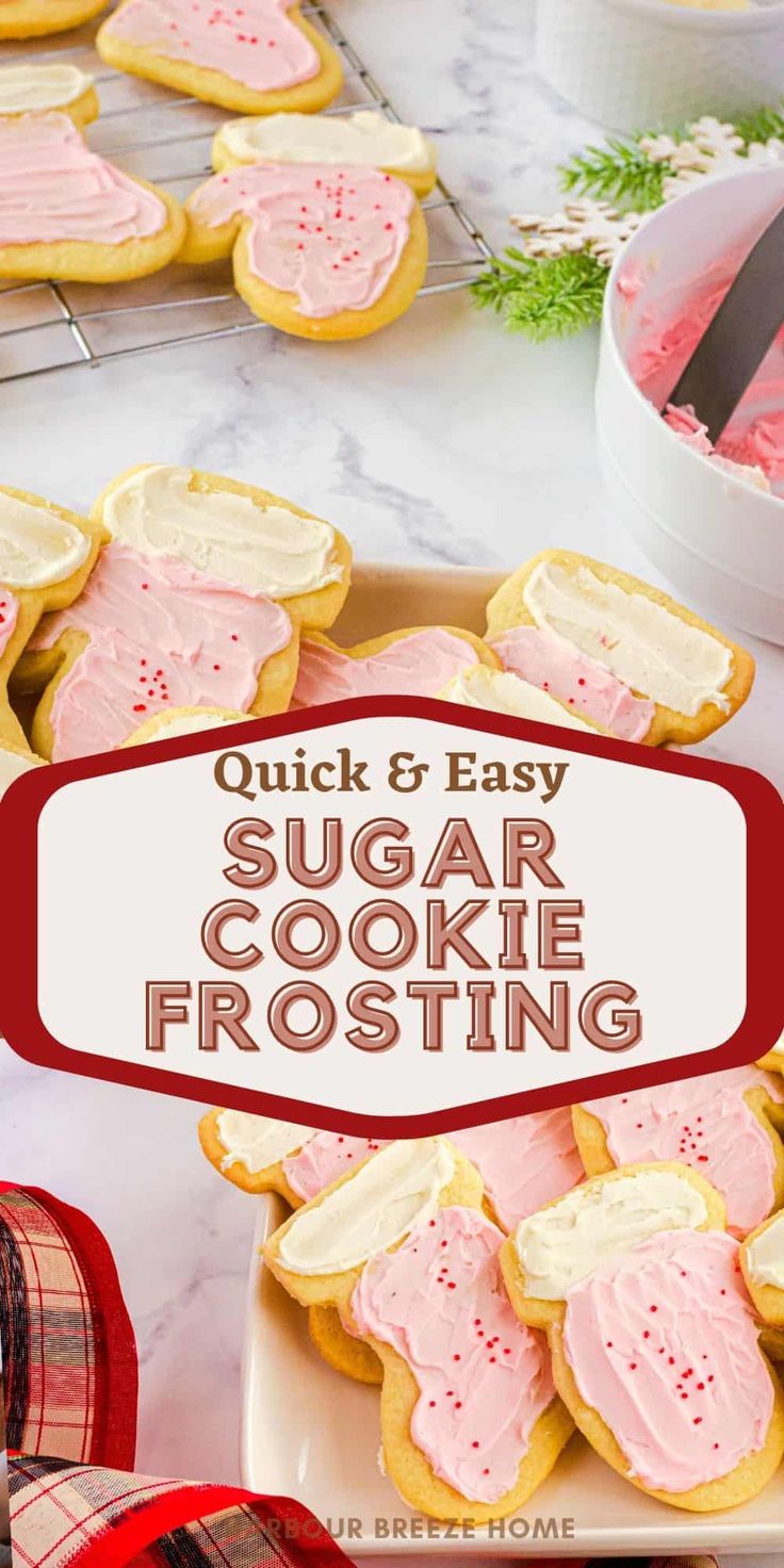 sugar cookie frosting recipe for quick and easy cookies