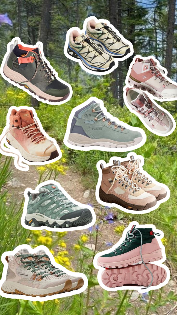 #hiking #boots are finally #cute ! #pnw #outdoorsy Aesthetic Hiking Shoes, Hiking Shoes Aesthetic, Hiking Boots Aesthetic, Granola Girl Shoes, Cute Hiking Boots, Corporate Girl, Boots Aesthetic, Trekking Boots, Shoes Png