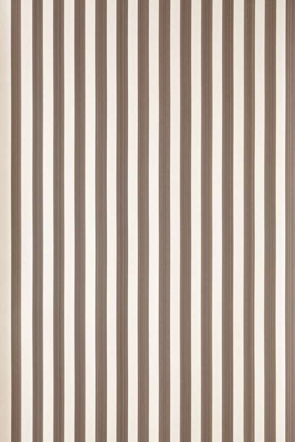 a white and brown striped wallpaper with vertical stripes