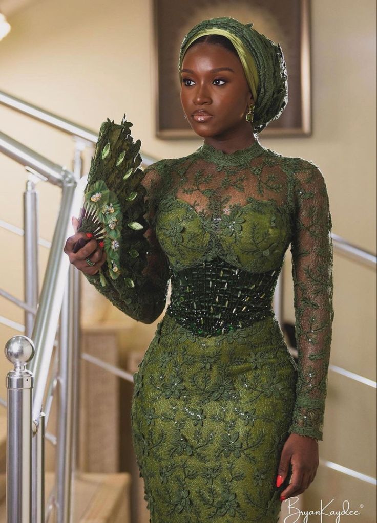 #greendress #corsetdress #africancorset #netdress #lacedress  #africanfashiontrends #nigerianwedding #bridesmaid #africanwedding  #fashion  #luxurydress Olive Green Asoebi Lace Styles, Lace Styles For Graduation, Lace Fitting Dress Styles, Green Lace Dress Outfit, Green Ankara Dress Styles, Aseobi Nigeria Lace Styles 2024, Latest Lace Style, Brocade Asoebi, Brocade Asoebi Styles