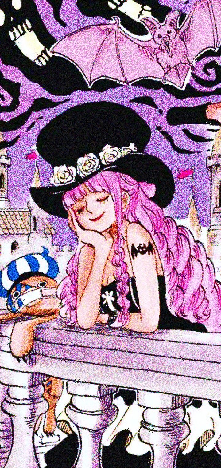 Perona Wallpaper Aesthetic, Manga One Piece Wallpaper, Perona One Piece Wallpaper, Perona Wallpaper, One Piece Manga Wallpaper, Perona Fanart, One Piece Perona, Perona One Piece, One Piece Aesthetic