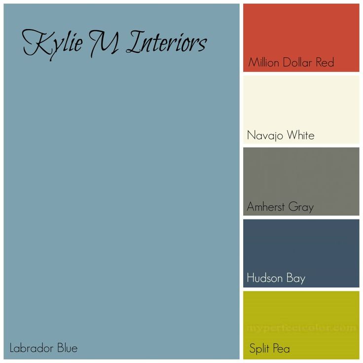 an image of the color scheme for interior paint