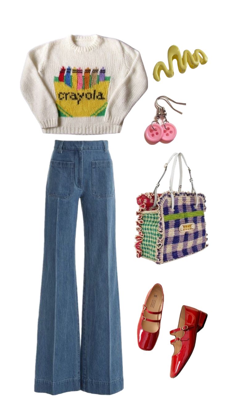 Quirky Preppy Style, Fun And Colorful Outfit, Teacher Outfits Quirky, Maximalist Outfits Midsize, Quirky Style Women, Boho Eclectic Outfit, Fun Quirky Outfits, Teacher Friendly Outfits, Eclectic Fashion Summer