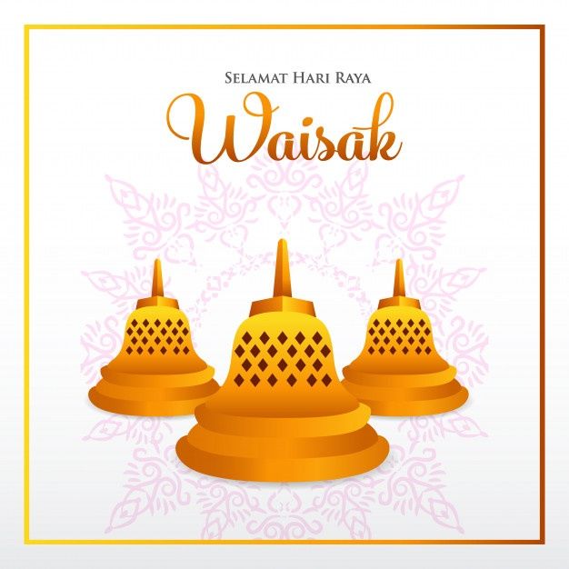 three golden bells with the words vasak written on it in gold and white