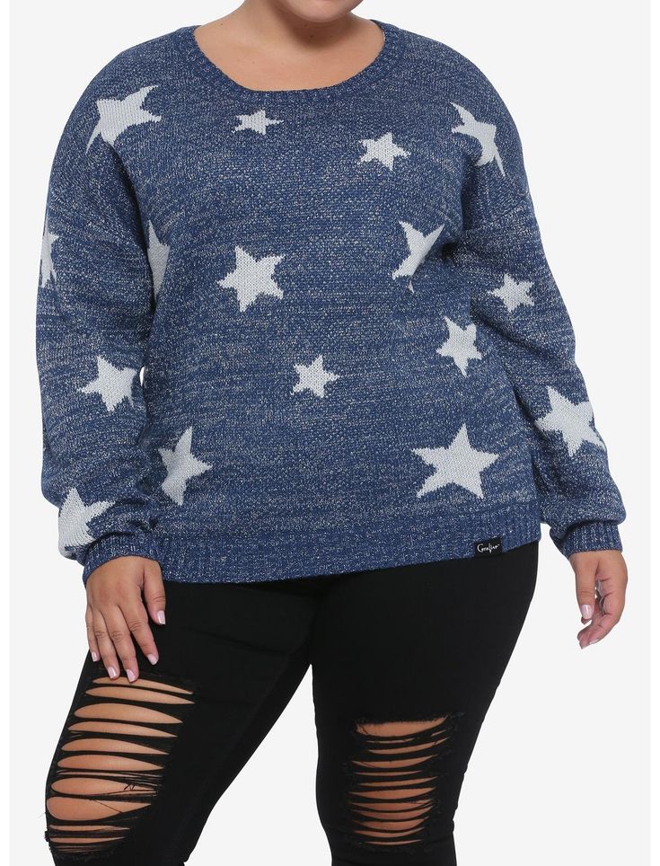 Plus Size Hot, Coraline Jones, Under The Moonlight, Sweater Plus Size, Other World, Sweater Plus, Girls Sweater, Her Universe, Blue Sweater