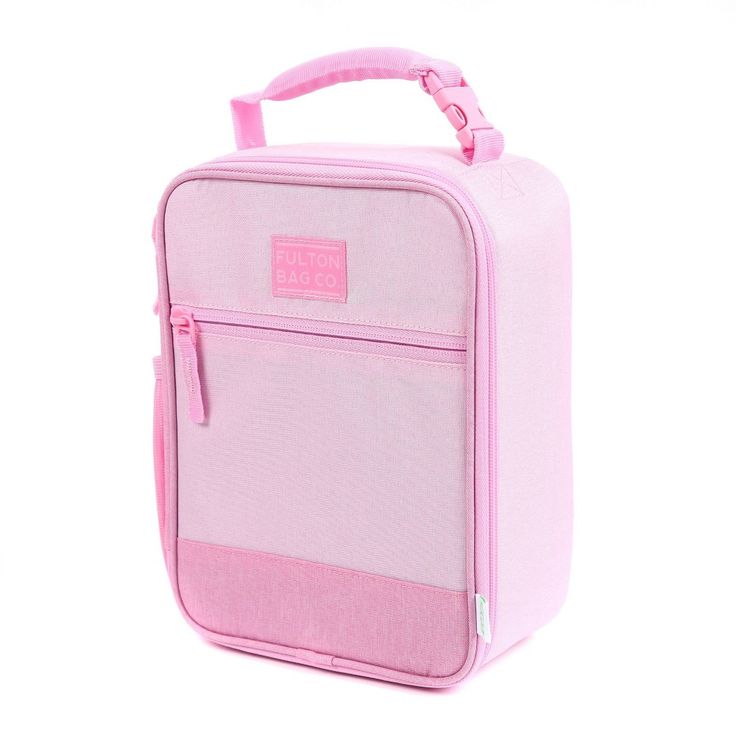 Fulton Lunch Bag, Fulton Bag Co Lunch Bag, Preppy Lunch Bags, Bento Containers, Pink Lunch Box, Middle School Supplies, School Wishlist, Pink Lunch Bag, The Crush