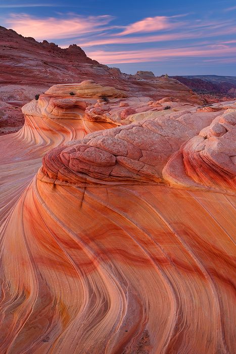 the colorful rock formations in the desert are amazing