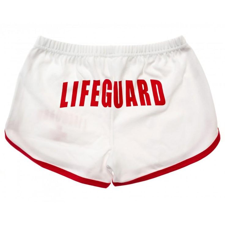 Lifeguard Shorts, Lifeguard Costume, Lifeguard Shirt, Lifeguard Swimsuit, Shorts White, Wear It, Short Outfits, Lady In Red, White Shorts