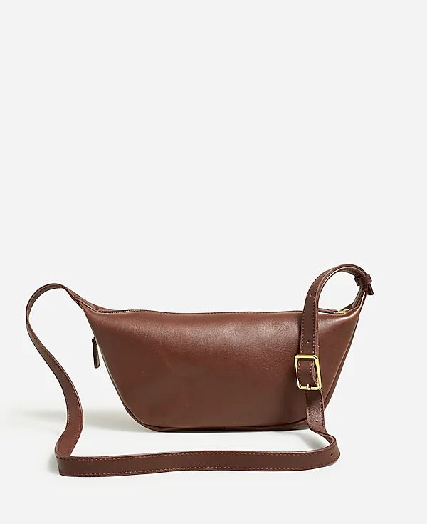 The Sling Crossbody Bag | Madewell Sling Crossbody Bag, What In My Bag, Sling Bag, Smooth Leather, Madewell, Access Denied, Adjustable Straps, Crossbody Bag, Exterior