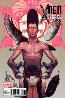 the cover to x - men legrach 1, with an image of a man in