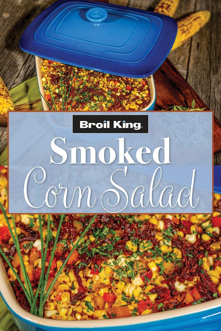 the cover of smoked corn salad