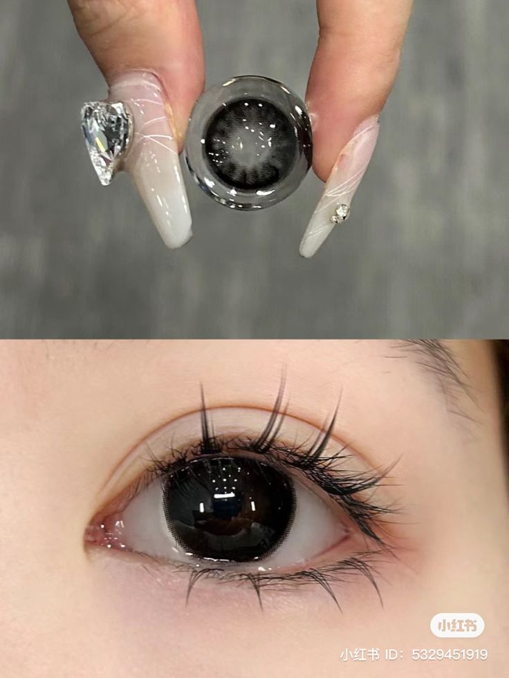 Korean Contact Lenses, Tattooed Woman, Makeup You Need, Colored Eye Contacts, Cosmetic Contact Lenses, Eye Contacts, Beautiful Eyes Color, Eye Contact Lenses, Lovecore Aesthetic