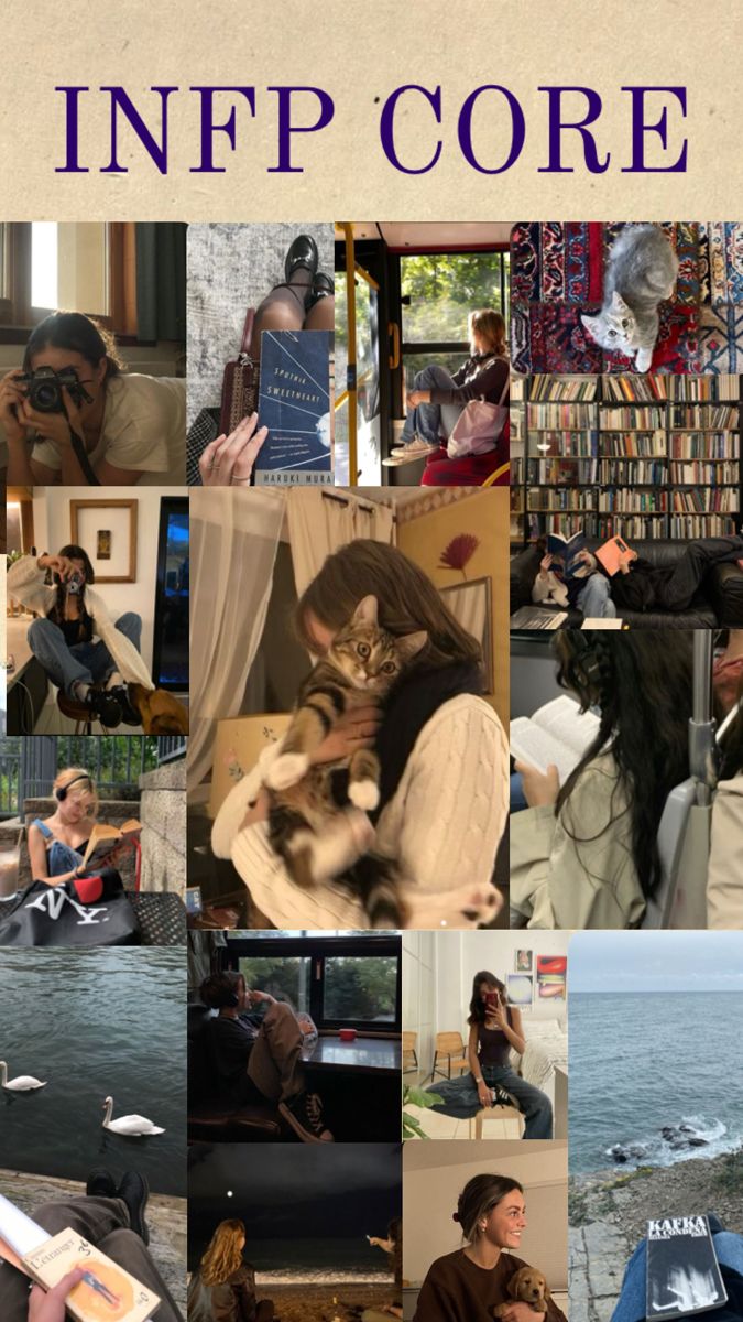 a collage of images with people and animals in them, including books on the cover