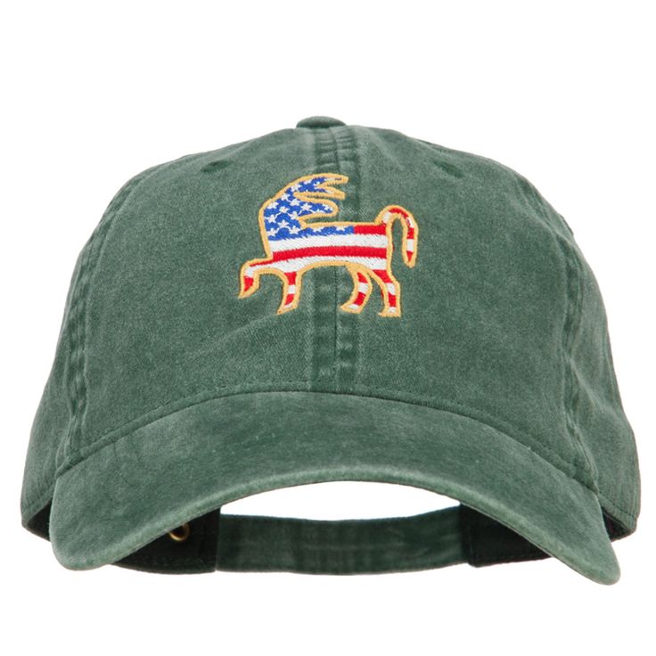 Donkey USA Flag Embroidered Washed Buckle Cap Unisex Crown, Sticker Patches, Season 8, Patch Design, Hat Band, Custom Hats, Ball Cap, Usa Flag, 4 H