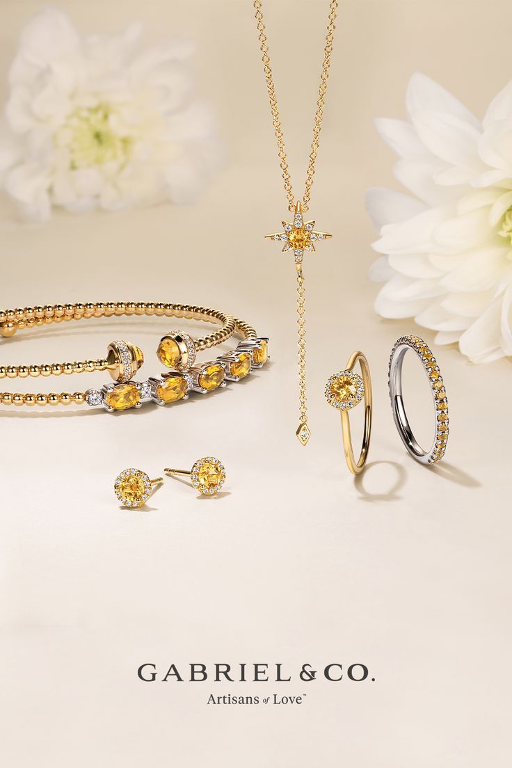 Shine bright with November's birthstone Citrine. Shop jewelry ready to be the "Piece De Resistance" of your outfit. ✨ 
LR50889W4JCT,BG4619-62Y45CT,BG4448-65M45CT,EG12372Y45CT,NK5443Y45CT,LR51264Y45CT Timeless Yellow Gemstone Jewelry, Elegant Yellow Topaz Ring Round Cut, Elegant Yellow Topaz Ring With Round Cut, Elegant Yellow Round Cut Topaz Ring, Luxury Citrine Topaz Ring With Gemstone Accents, Yellow Sapphire Jewelry With Brilliant Cut, Fine Jewelry Yellow Topaz Ring, Fine Jewelry With Yellow Sapphire, Yellow Topaz Ring Fine Jewelry