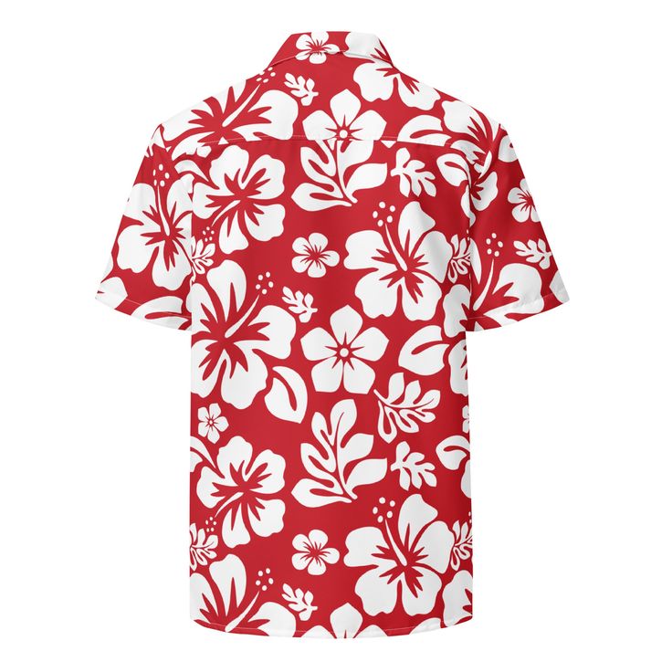 Say Aloha to your favorite new classic Hawaiian print short sleeve shirt from Extremely Stoked! These super sweet aloha shirts exudes coolness both in terms of style and material. The lightweight fabric keeps you cool while the moisture-wicking technology and UPF50+ protection ensure your comfort. Want to rock a classic Hawaiian look? Wear it loose and untucked, or size down for a tighter fit! This shirt is unisex and can be worn by men or women.Perfect for casual wear, beach days, luaus and Haw White Hawaiian Shirt With All Over Print, Hawaiian Short Sleeve Floral Print Tops, White Short Sleeve Shirt For Vacation, Hawaiian Style Short Sleeve Relaxed Fit Tops, Casual Printed Hawaiian Shirt With Short Sleeves, Printed Relaxed Fit Hawaiian Shirt, Hawaiian Style Relaxed Fit Short Sleeve Tops, Printed Relaxed Fit Hawaiian Shirt Short Sleeve, Casual Camp Shirt With Hibiscus Print For Beach Season