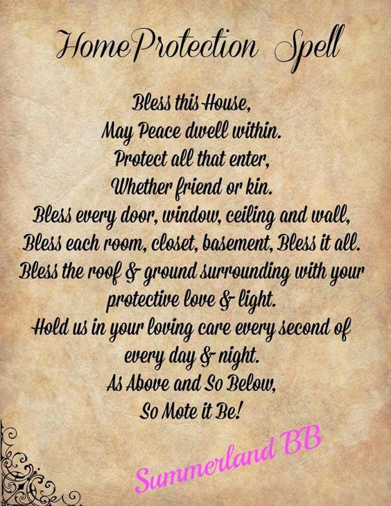 Protection Spells – Witches Of The Craft® Home Protection Spell, Blessing Spell, Smudging Prayer, Spells For Beginners, Protection Spell, Healing Spells, Under Your Spell, Wiccan Witch, Magick Spells