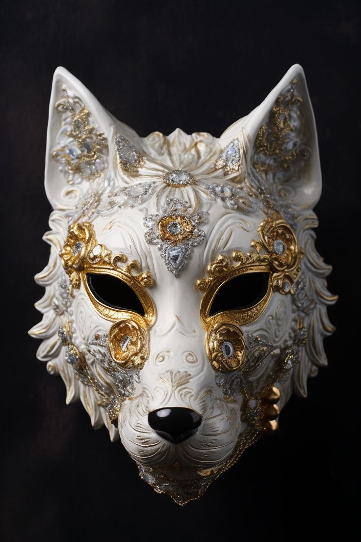 Kurosu Ekusu, Masquerade Mask Aesthetic, Animal Masquerade Mask, Masquerade Aesthetic, Lion Mask, Wolf Mask, Dog Mask, Fox Mask, Venetian Masquerade