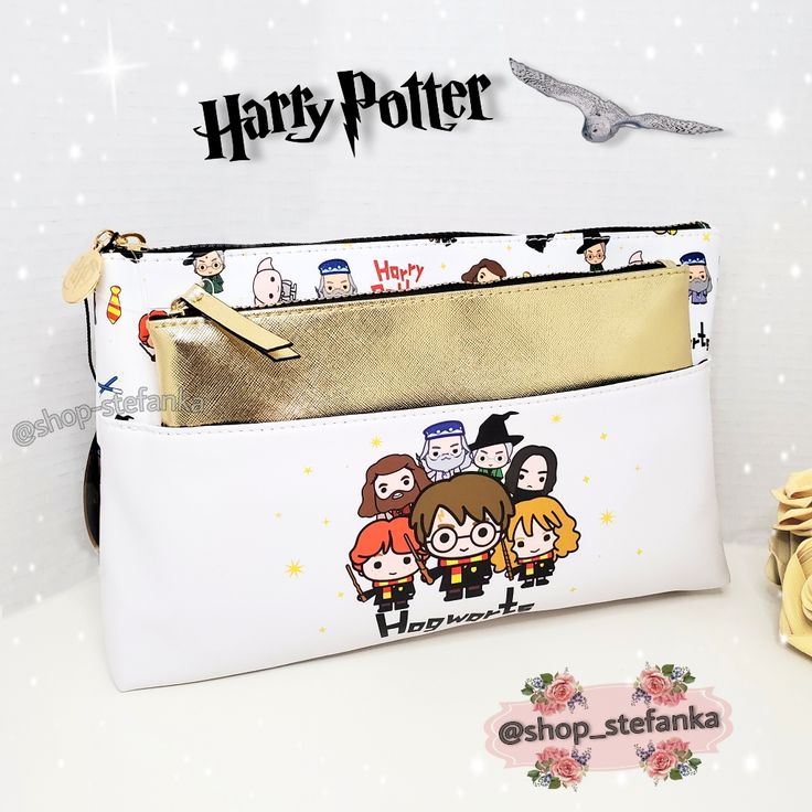 * Large Bag With Harry Potter Characters * Smaller Sparkly Gold Glitter Bag That Fits Into A Pocket Of The Large Bag * High Quality * Made With White Patterned Vegan Leather * Large Open Interior * Zipper Pull * Great For Toiletries, Traveling, Etc. * 2 Pieces * Exclusive And Officially Licensed Limited Edition White Pouch Bag With Zipper, White Travel Clutch Pouch, White Bags With Zipper Pouch For Gifts, White Shoulder Bag With Zipper Pouch For Gift, White Pouch Shoulder Bag For Personal Use, White Crossbody Bag With Zipper Pouch, White Shoulder Bag With Zipper Pouch As Gift, White Clutch Bag As Gift, White Clutch Bag For Gift