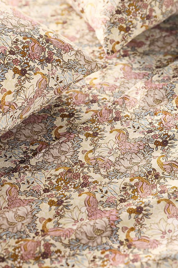 a close up view of a floral print shirt