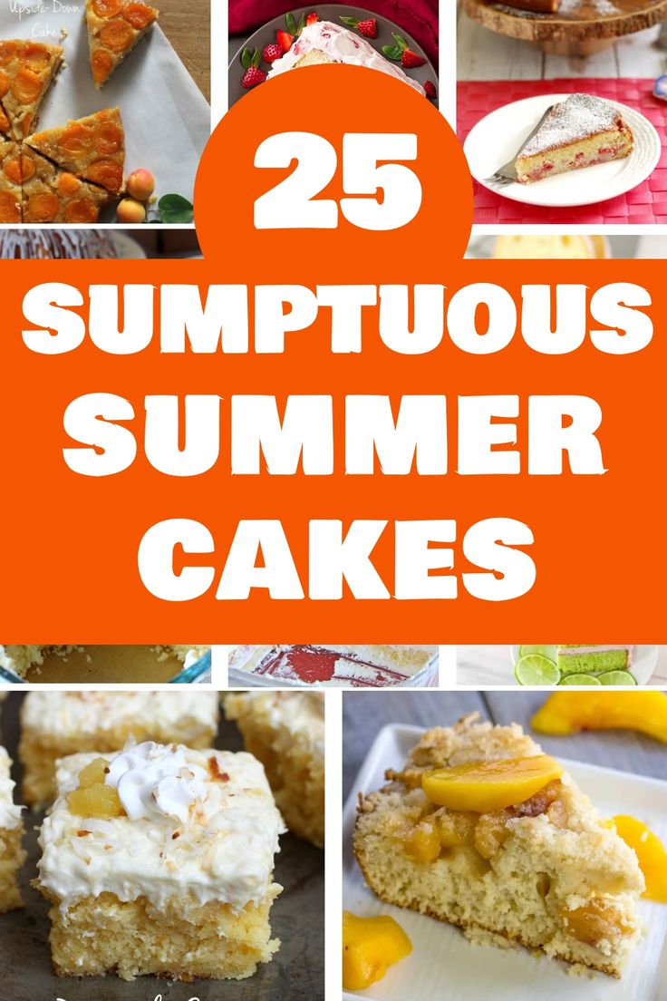 summer, cakes, ideas, beach-themed, tropical, fruity, refreshing, ice cream, citrus, lemon, lime, pineapple, coconut, watermelon, berries, strawberry, blueberry, raspberry, mango Summer Cakes Ideas, Edible Seashells, Summer Cake Ideas, Cherry Bakewell Cake, Peach Cobbler Cupcakes, Plum Upside Down Cake, Cherry Coffee Cake, Easter Cake Easy, Beetroot Cake