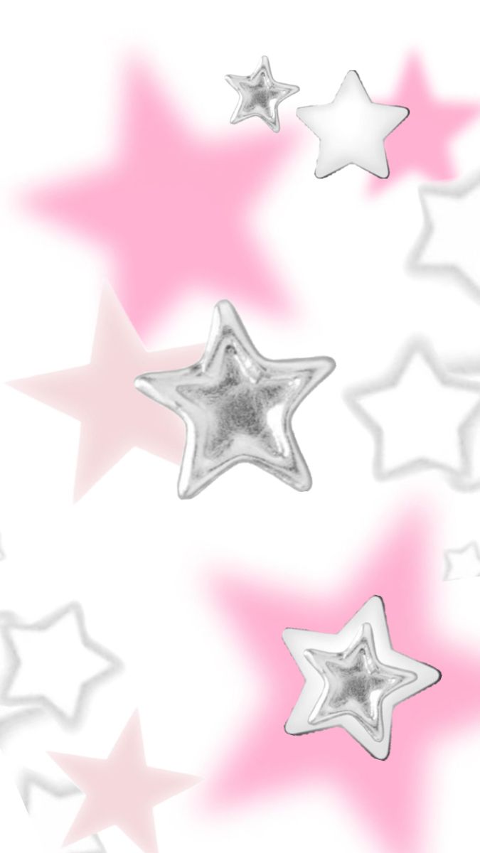 several shiny stars are flying in the air