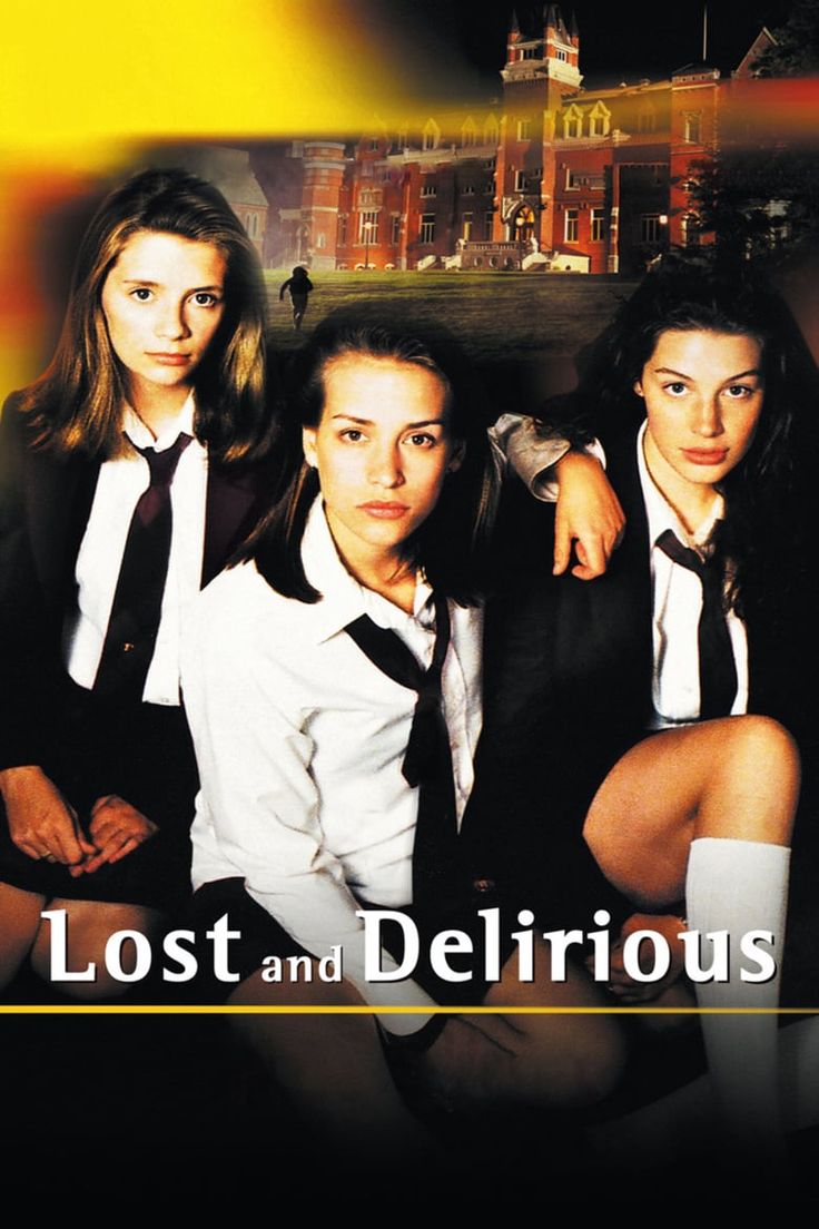 the lost and delirious movie poster with two girls in school uniforms, one is wearing